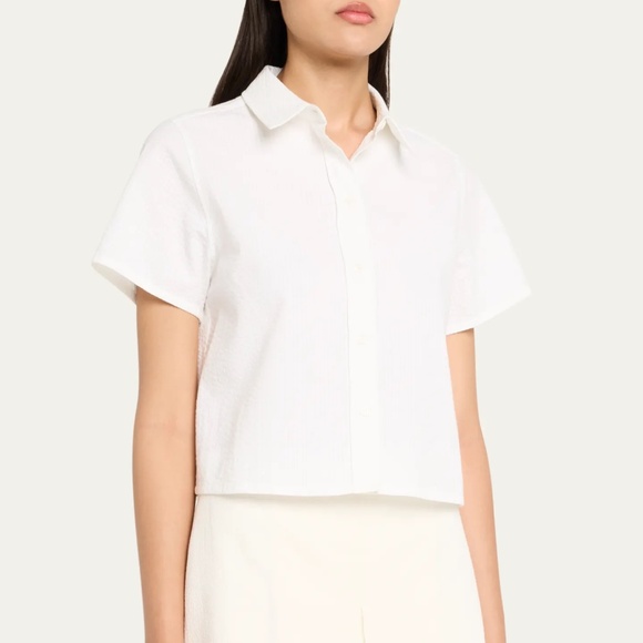 Frame Seersucker top XL New - Picture 7 of 13